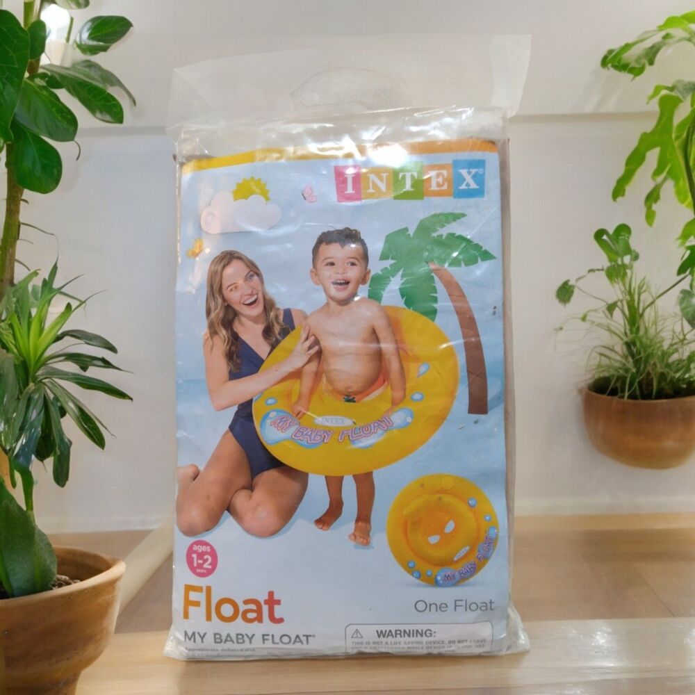 INTEX AGES 1-2 YEARS My Baby Float Swimming Pool Toddler Infant Baby Floaty NEW